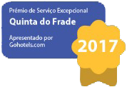 Prémio de Serviço Excepcional . 2017 . Quinta do Frade